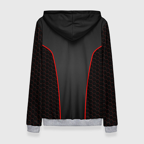 Женская толстовка Honda - униформа красная / 3D-Меланж – фото 2