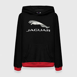 Толстовка-худи женская Jaguar sport brend, цвет: 3D-красный