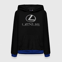 Толстовка-худи женская Lexus brend sport, цвет: 3D-синий