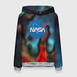 Толстовка-худи женская Nasa space star collection, цвет: 3D-меланж