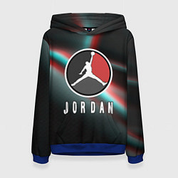 Толстовка-худи женская Nba jordan sport, цвет: 3D-синий