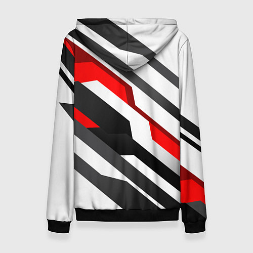 Женская толстовка Mass effect - white uniform n7 / 3D-Черный – фото 2