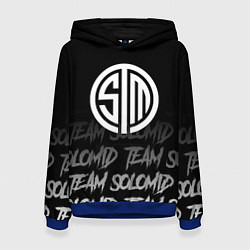 Толстовка-худи женская TSM style, цвет: 3D-синий