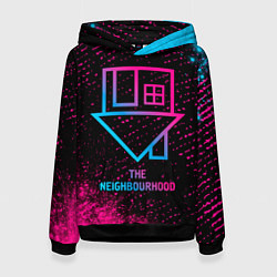 Толстовка-худи женская The Neighbourhood - neon gradient, цвет: 3D-черный