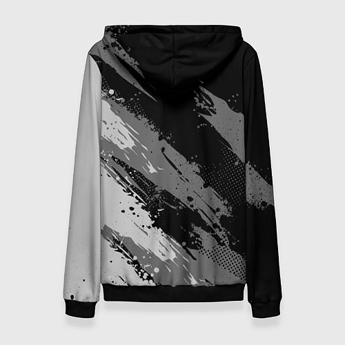 Женская толстовка N7 - mass effect monochrome / 3D-Черный – фото 2
