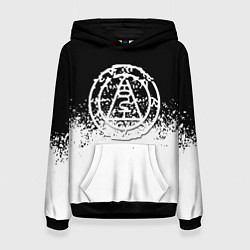 Толстовка-худи женская Silent Hill Konami белые краски, цвет: 3D-черный