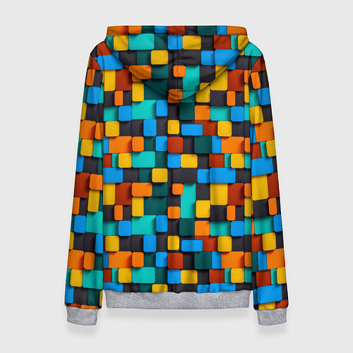 Женская толстовка Абстракция стикеры / 3D-Меланж – фото 2