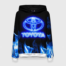 Женская толстовка Toyota neon fire