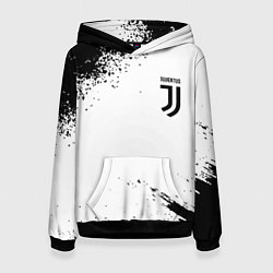 Толстовка-худи женская Juventus sport color black, цвет: 3D-черный