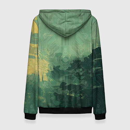 Женская толстовка Солдат из Братства Стали / 3D-Черный – фото 2