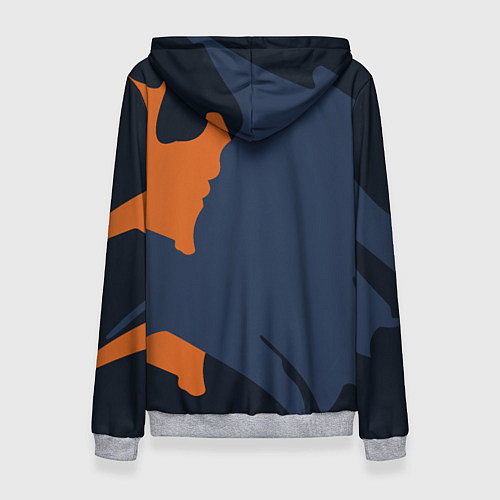 Женская толстовка Мудрый волк / 3D-Меланж – фото 2