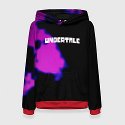 Женская толстовка Undertale neon splash