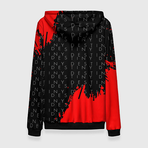 Женская толстовка Дестини паттерн шутер краски / 3D-Черный – фото 2