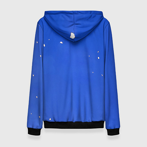 Женская толстовка Фрирен и снег / 3D-Черный – фото 2