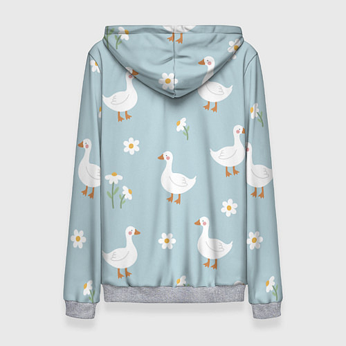 Женская толстовка Гусиный узор / 3D-Меланж – фото 2
