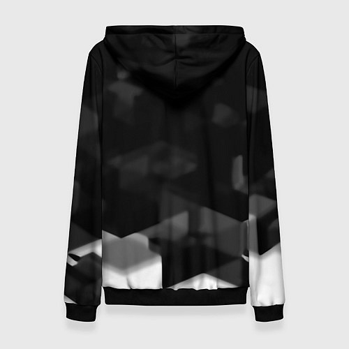 Женская толстовка Nirvana текстура рок / 3D-Черный – фото 2