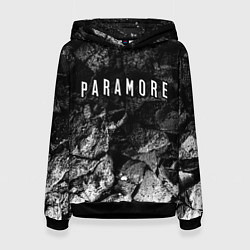 Толстовка-худи женская Paramore black graphite, цвет: 3D-черный