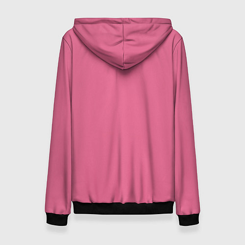 Женская толстовка Розовая мордочка: хамлю это вы вдохновляете / 3D-Черный – фото 2