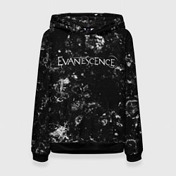 Толстовка-худи женская Evanescence black ice, цвет: 3D-черный