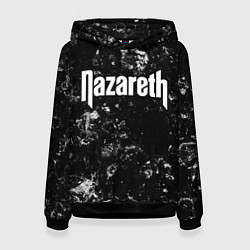 Толстовка-худи женская Nazareth black ice, цвет: 3D-черный