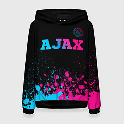 Женская толстовка Ajax - neon gradient посередине