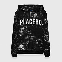 Толстовка-худи женская Placebo black ice, цвет: 3D-черный