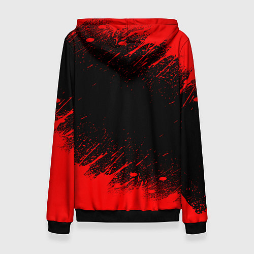 Женская толстовка Dead by daylight огненный / 3D-Черный – фото 2