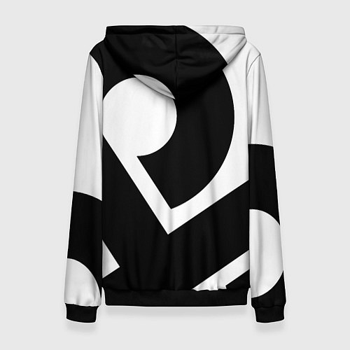 Женская толстовка Cloud9 - black and white / 3D-Черный – фото 2