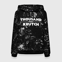 Толстовка-худи женская Thousand Foot Krutch black ice, цвет: 3D-черный