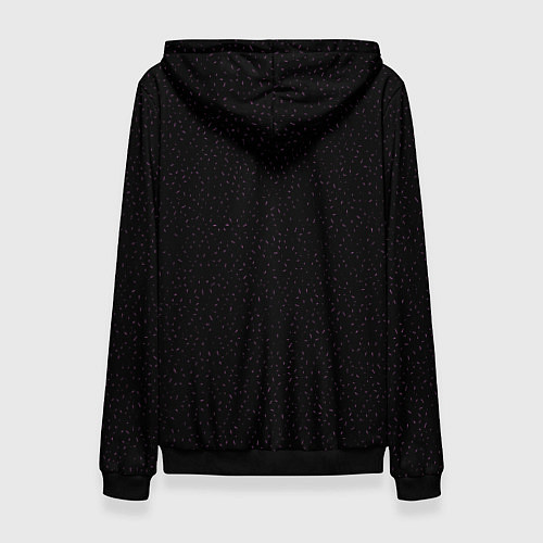 Женская толстовка Чёрный в мелкую крапинку / 3D-Черный – фото 2