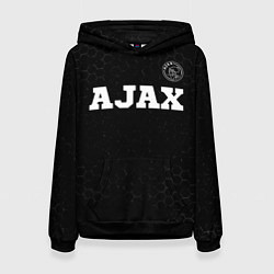 Женская толстовка Ajax sport на темном фоне посередине