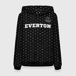 Женская толстовка Everton sport на темном фоне посередине