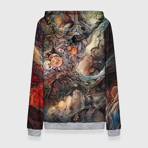 Женская толстовка Бесконечный хаос / 3D-Меланж – фото 2