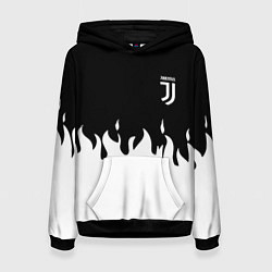 Толстовка-худи женская Juventus fire, цвет: 3D-черный