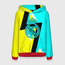 Женская толстовка Real madrid fc geometry