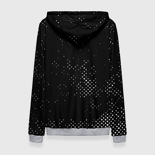 Женская толстовка Салли фейс текстура точки / 3D-Меланж – фото 2