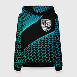 Женская толстовка Porsche electro hexagon