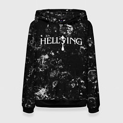Толстовка-худи женская Hellsing black ice, цвет: 3D-черный