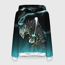 Толстовка-худи женская Кайдзю, цвет: 3D-белый