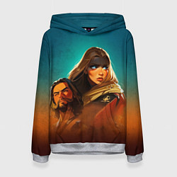 Толстовка-худи женская Фуриоса - Безумный Макс, цвет: 3D-меланж