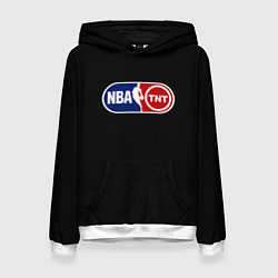 Толстовка-худи женская NBA logo tnt, цвет: 3D-белый