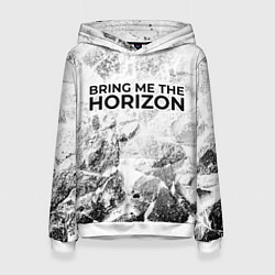 Толстовка-худи женская Bring Me the Horizon white graphite, цвет: 3D-белый