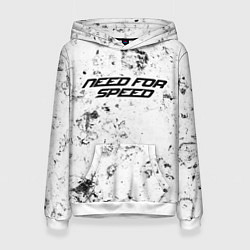 Толстовка-худи женская Need for Speed dirty ice, цвет: 3D-белый