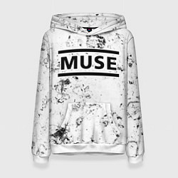 Толстовка-худи женская Muse dirty ice, цвет: 3D-белый