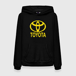 Толстовка-худи женская Toyota yellow, цвет: 3D-черный