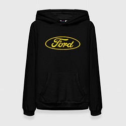 Женская толстовка Ford logo yellow