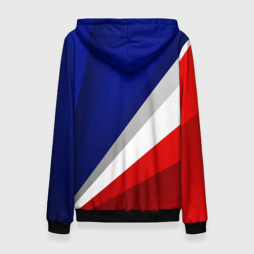 Женская толстовка Россия - униформа федерации / 3D-Черный – фото 2
