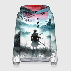 Женская толстовка Japanese samurai - ghost of Tsushima