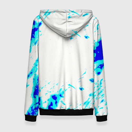 Женская толстовка Portal краски / 3D-Черный – фото 2