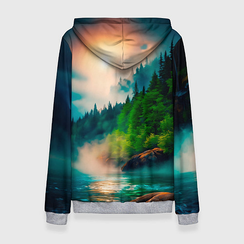 Женская толстовка Полет орла / 3D-Меланж – фото 2